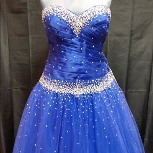 Royal Blue Ballgown
